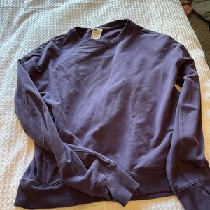 All in motion, purple athletic pull over with thumb holes